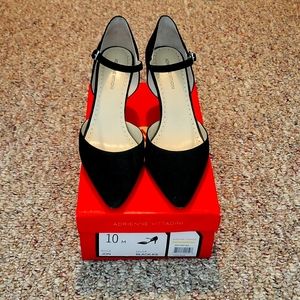 Black Suede Heels brand Adrienne Vittadini